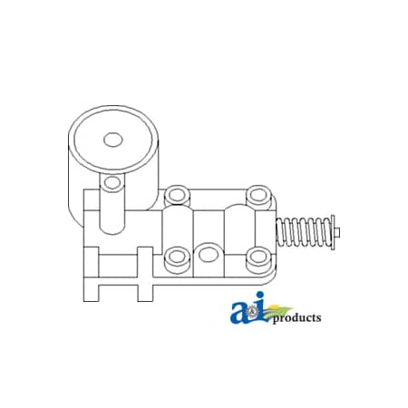 A & I Products Valve, PTO Drive Clutch 4" x4" x2" A-81827441